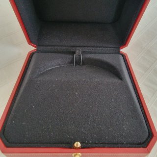 Estuche Caja Pulsera Cartier Roja y Dorada
