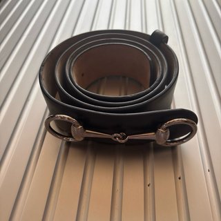 Cinturón Gucci Horsebit 1955 Negro