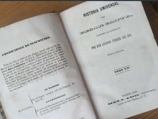 Libro Antiguo Historia Universal César Cantú 1848