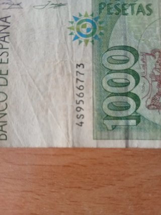 2 Banconote da 1000 pesetas Spagna
