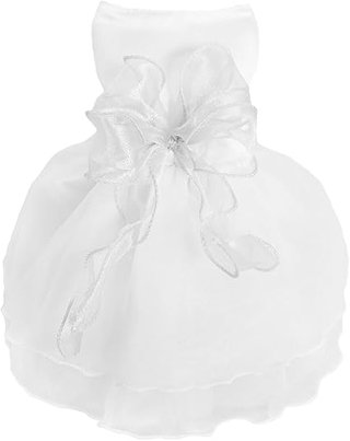 MHaustlie Vestido de Perro Falda de Perrito de Lujo Ropa de Perro Vestidos de Princesa Vestidos de P