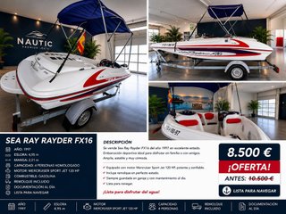Lancha Sea Ray Rayder FX16 1997
