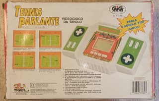 Gioco Vintage Tennis Parlante GIG 1989