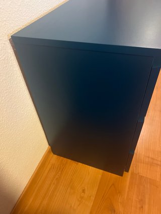 Cómoda Ikea 3 cajones azul