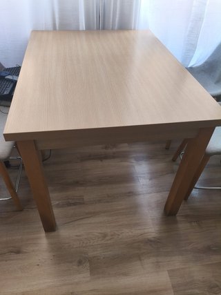 Mesa comedor extensible 120/160x90