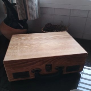 Tocadiscos Maleta Madera