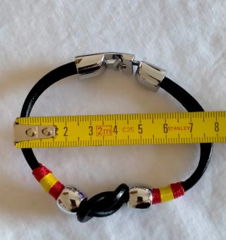 Set 3 braccialetti cuoio uomo donna