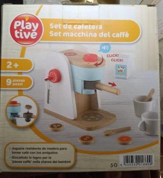 Cafetera de madera Play Tive