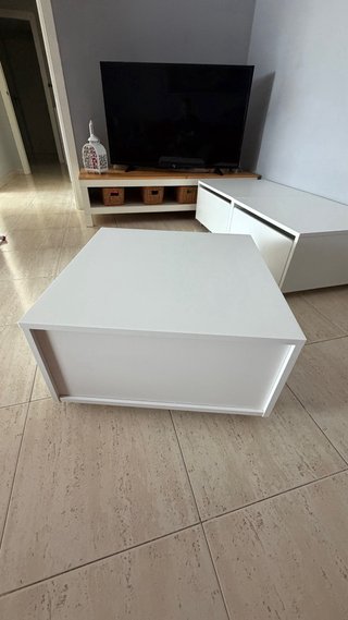Cajon con ruedas Ikea blanco SLÄKT