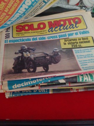 Periódico Solo Moto Actual 1984