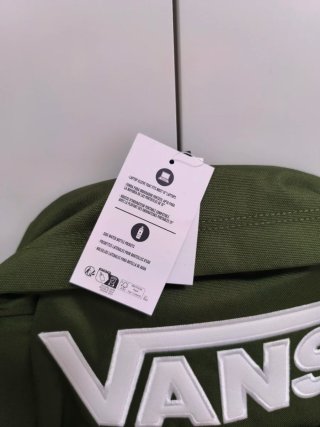 Mochila Vans verde nueva con etiquetas