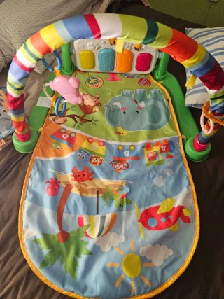 Manta de juegos para bebé con piano