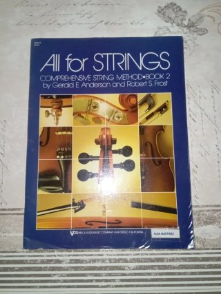 Libro Violín All for Strings Book 2