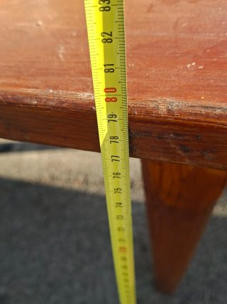 Mesa de pinotea maciza