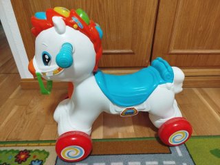 Correpasillos Caballo Blanco y Azul