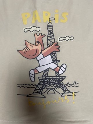 Pijama corto París gato Torre Eiffel