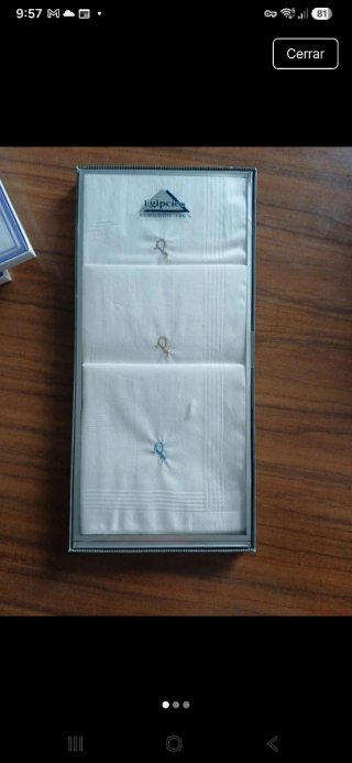 Cajas pañuelos Egipcios Algodón 100%