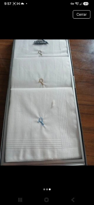 Cajas pañuelos Egipcios Algodón 100%