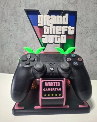 Soporte Mando GTA VI Palmeras Wanted