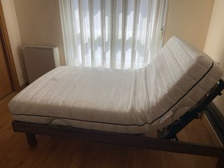 Cama articulada eléctrica con colchón