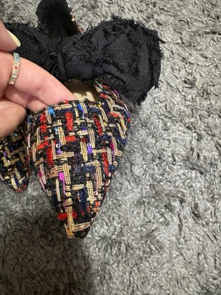 Bailarinas Zara lazo tweed