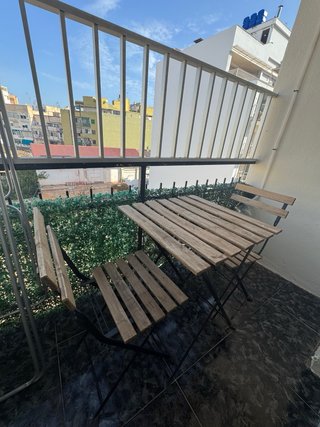 Mesa y 2 Sillas Plegables Terraza ikea