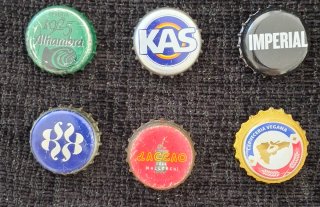 Lote chapas coleccionismo varias marcas