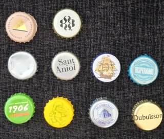 Lote chapas coleccionismo varias marcas