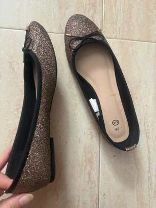 Manoletinas C&A Glitter Talla 39