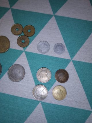Lote de monedas antiguas Pesetas