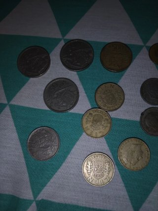 Lote de monedas antiguas Pesetas