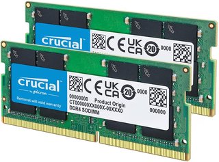 2x Crucial DDR4 SODIMM 3200MHz 64GB