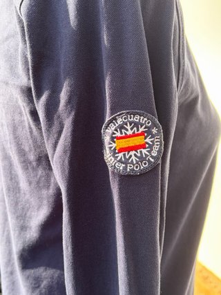 Polo Valecuatro manga larga mujer azul