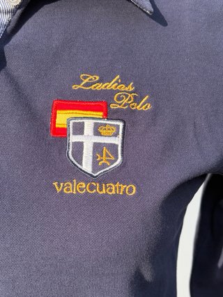 Polo Valecuatro manga larga mujer azul
