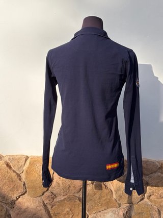 Polo Valecuatro manga larga mujer azul