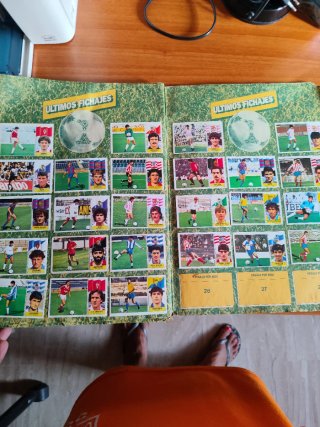 Album Cromos Liga 86/87 Campeonato 1ª División