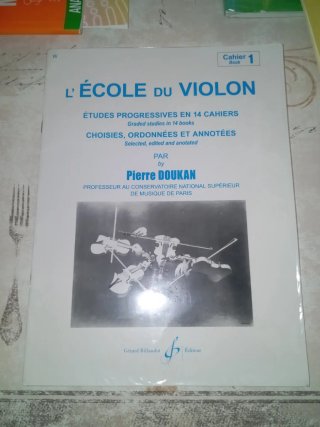 L'École du Violon - Cahier 1