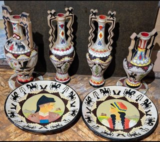 Set ceramiche artistiche Sardegna