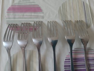 Set 6 posate acciaio Salvinelli acciaio