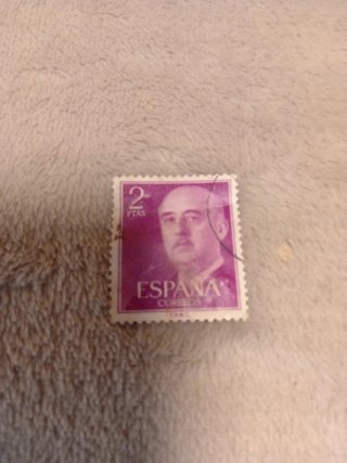 Sello Franco 2 Pesetas España Correos