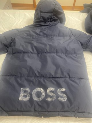 Cazadora Boss azul chico teen.
