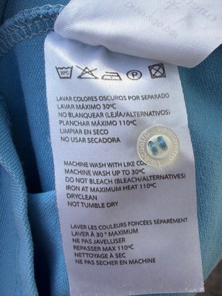 Polo Valecuatro Mujer Manga Larga Azul