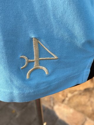 Polo Valecuatro Mujer Manga Larga Azul