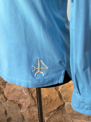 Polo Valecuatro Mujer Manga Larga Azul