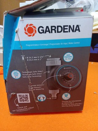 Programador de riego Gardena Water Control Easy