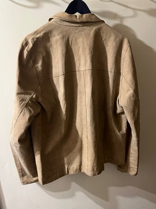 Chaqueta Vintage Beige Cuero