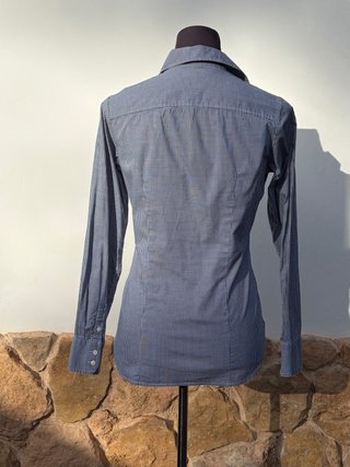 Camisa Tommy Hilfiger Azul y Blanca