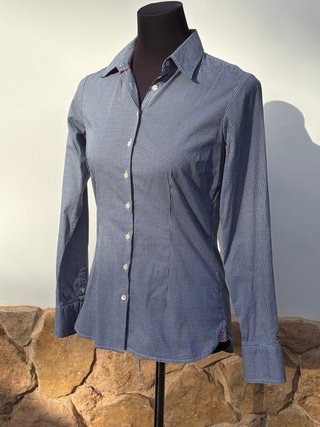 Camisa Tommy Hilfiger Azul y Blanca