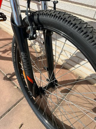 Bicicleta MTB B'TWIN Naranja Ruedas 26