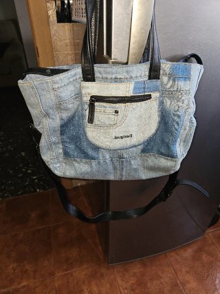 Bolso vaquero Desigual azul